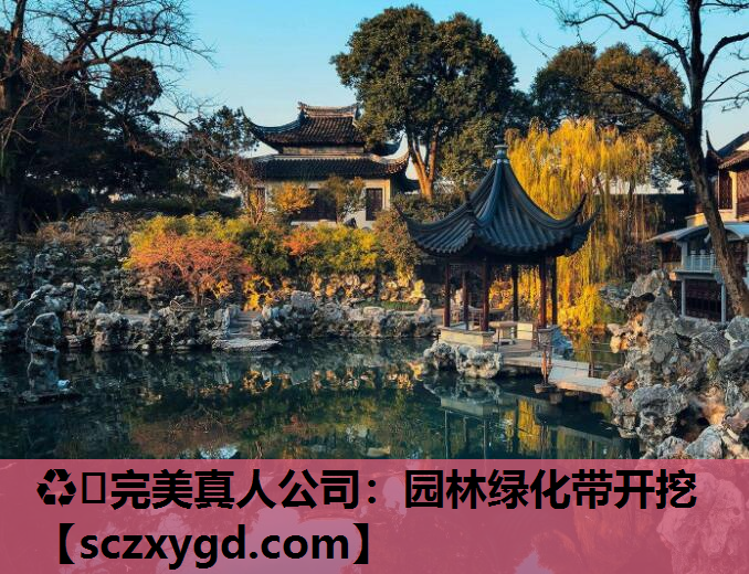 ♻️完美真人公司：园林绿化带开挖