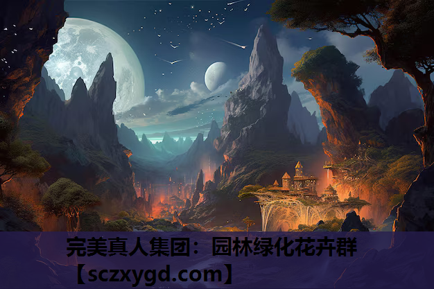 园林绿化花卉群